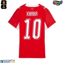 Ženski Nogometni dresi Švica Granit Xhaka #10 Domači SP 2026 Kratek Rokav